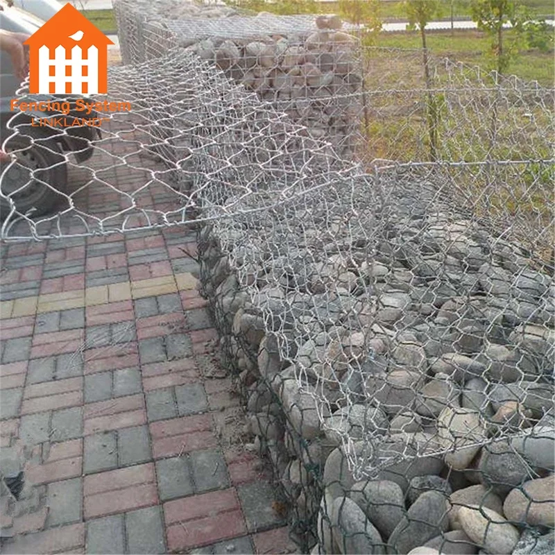 Heavy Zinc Coated Gabion Box/Double Twist Woven Mesh Gabion
