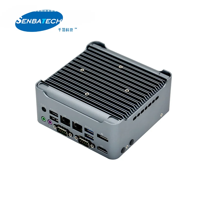best fanless mini pc 5205u computer ram 64g M.2 2280 nvme PCIEx4 mini computer ops