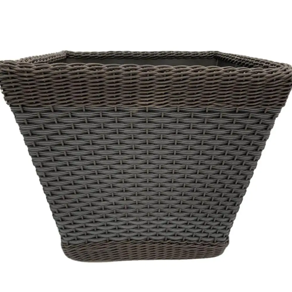 Handmade Rattan Large Plant Pots Planters Indoor Outdoor Garden Tall Plastic Planter Pots rattan basket