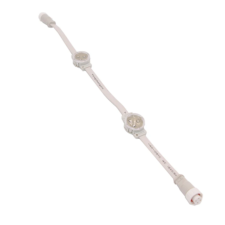 Outdoor Decoration Pixel LED 30mm 12v Waterproof IP68 Rgb 10.27 Square Circuit Copper Led Pixel Light string