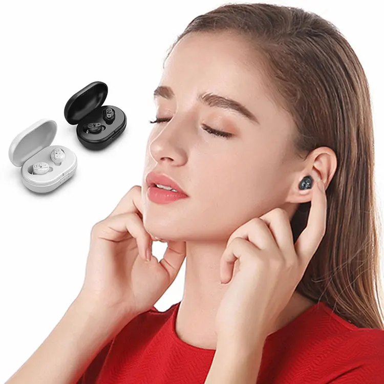 Удобный сенсорный цифровой перезаряжаемый мини слуховой аппарат для потери слуха