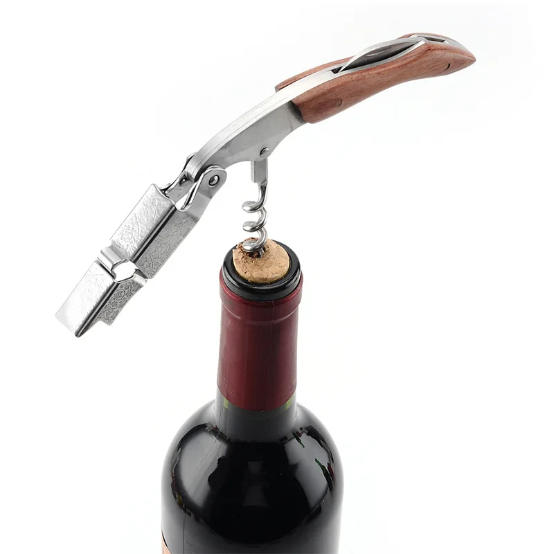 Promotional Gift Wine Opener, Bottle Opener and Foil Cutter Waiters Corkscrew