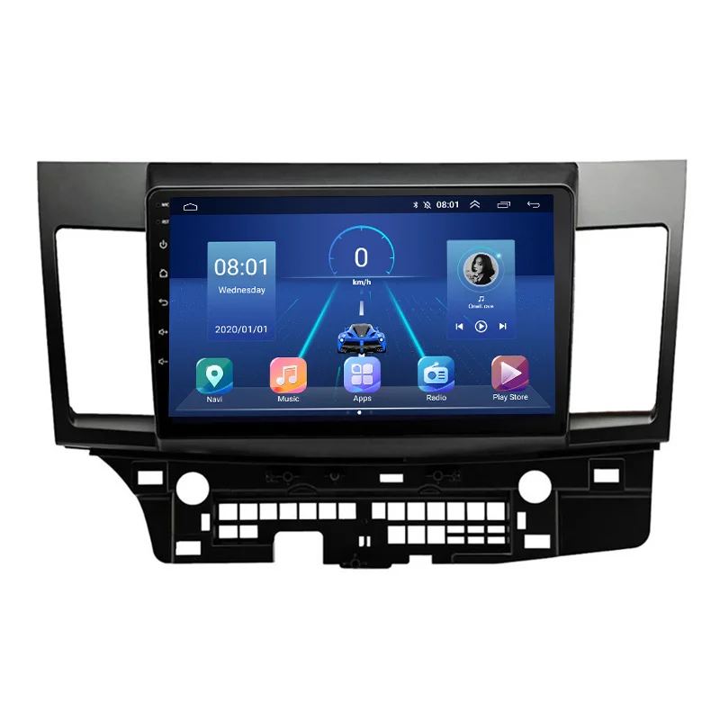 Carplay 8 Core 8+128GB GPS Navigation Android 13 Car Video for Mitsubishi lancer 2007-2015 Multimedia Player Radio Stereo