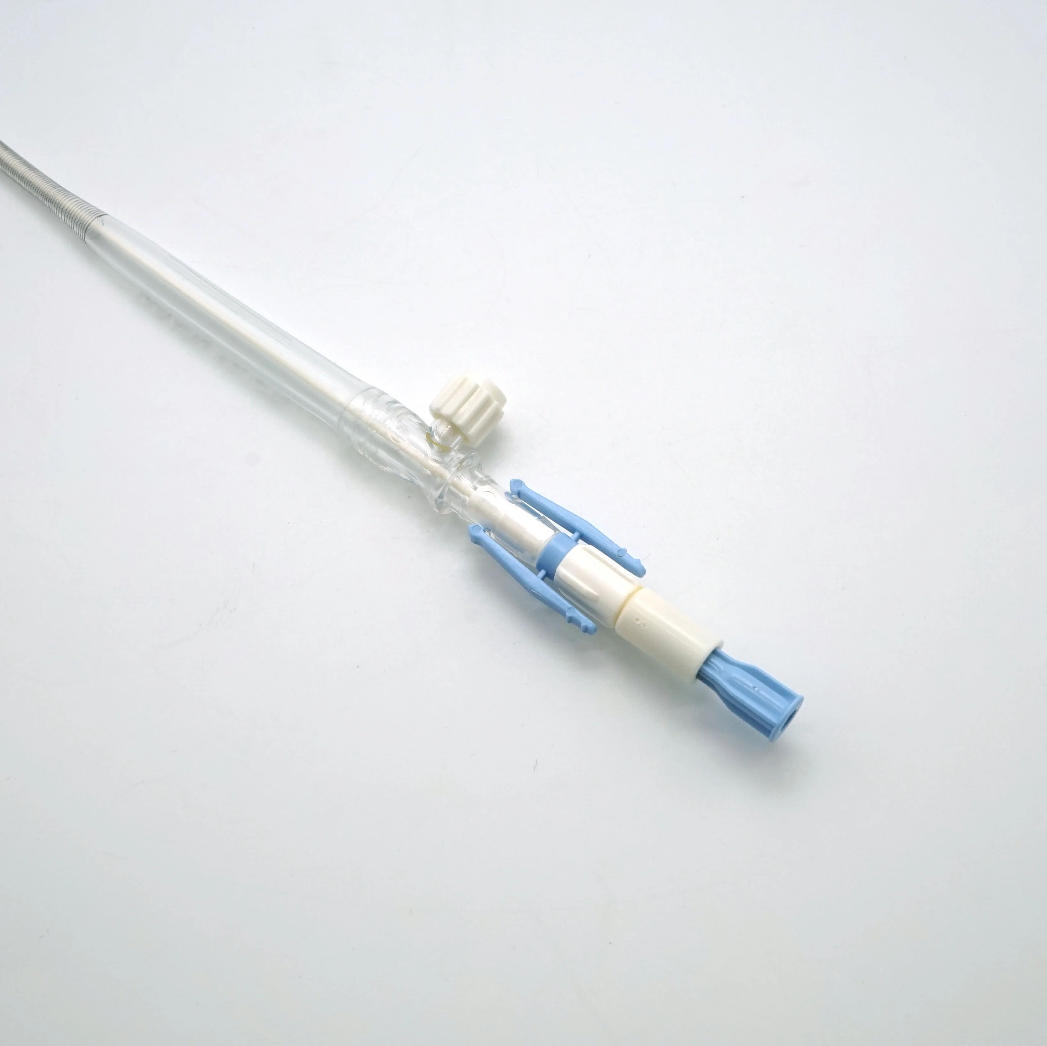 wire-wound Reinforced  Arterial Cannula  45 degree curved  tip ,without ring
