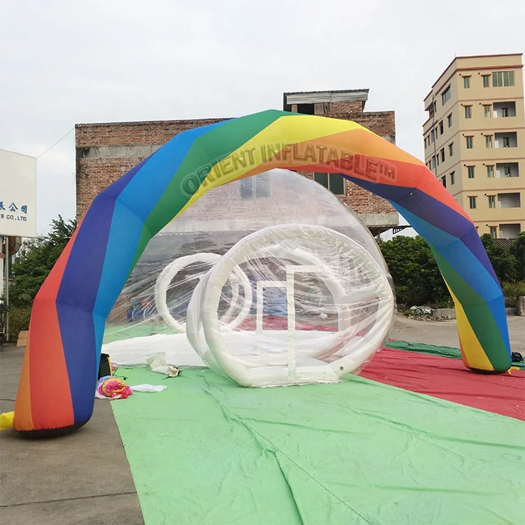 Orient Inflatables custom event Inflatable rainbow arch attraction marketing air rainbow arch for sale