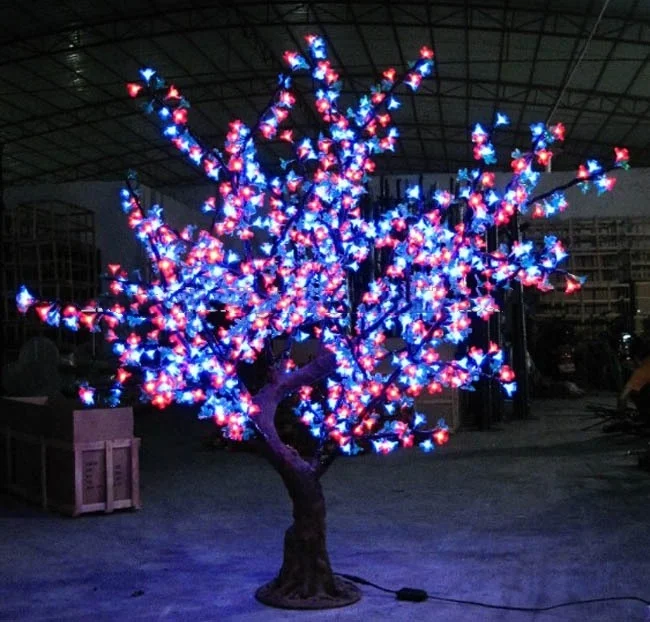 LED Cherry Lamp 48 Flowers 45cm LED Christmas Tree Light