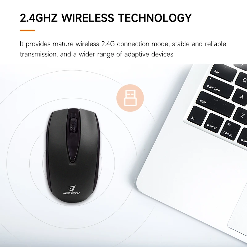 Jertech JR1 2022 New Oem Flat Hand Mac Wifi Portable Pc Office Silent Laptop Optical Ergonomic 2.4g Usb Wireless Mouse