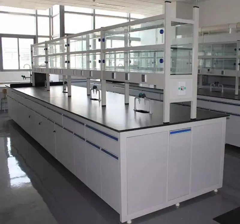 Factory direct sales school chemistry laboratory workbench laboratory furniture anti-corrosion console
