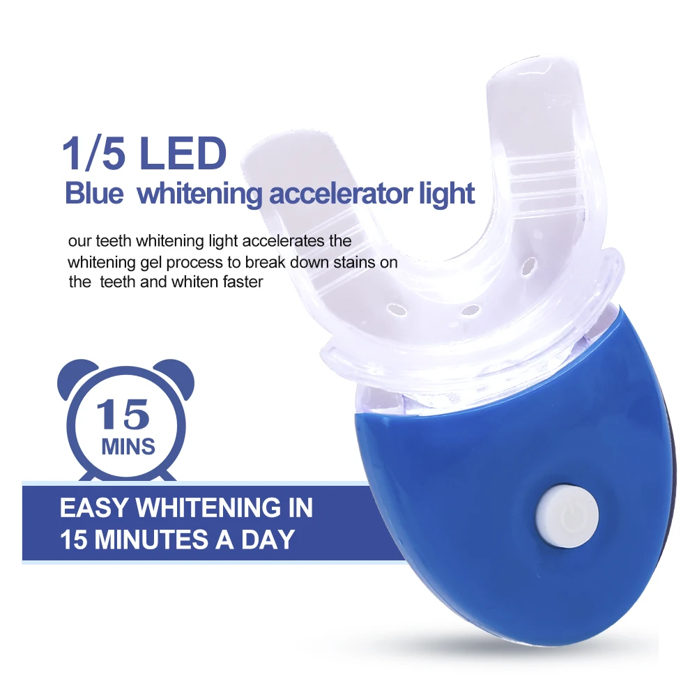 Hot selling Advanced bright white smiles teeth whitening led kit for home use