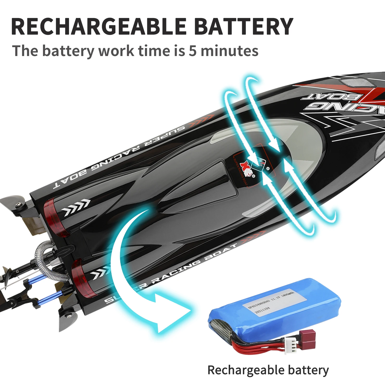 Wltoys Wl916 2.4g Ferngesteuert Boot 55KM/H Chinese Factory Electric Motor Plastic Bote De Juguete Control Remote Control Boats