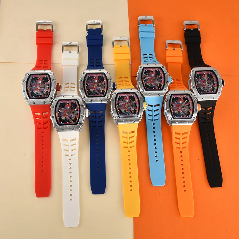 Fashion Richard Universal Wristwatch Calendar Watch Analog Quartz Wholesale 8123 New Luxury Wrist Watch Glass Plastic Alloy 20mm