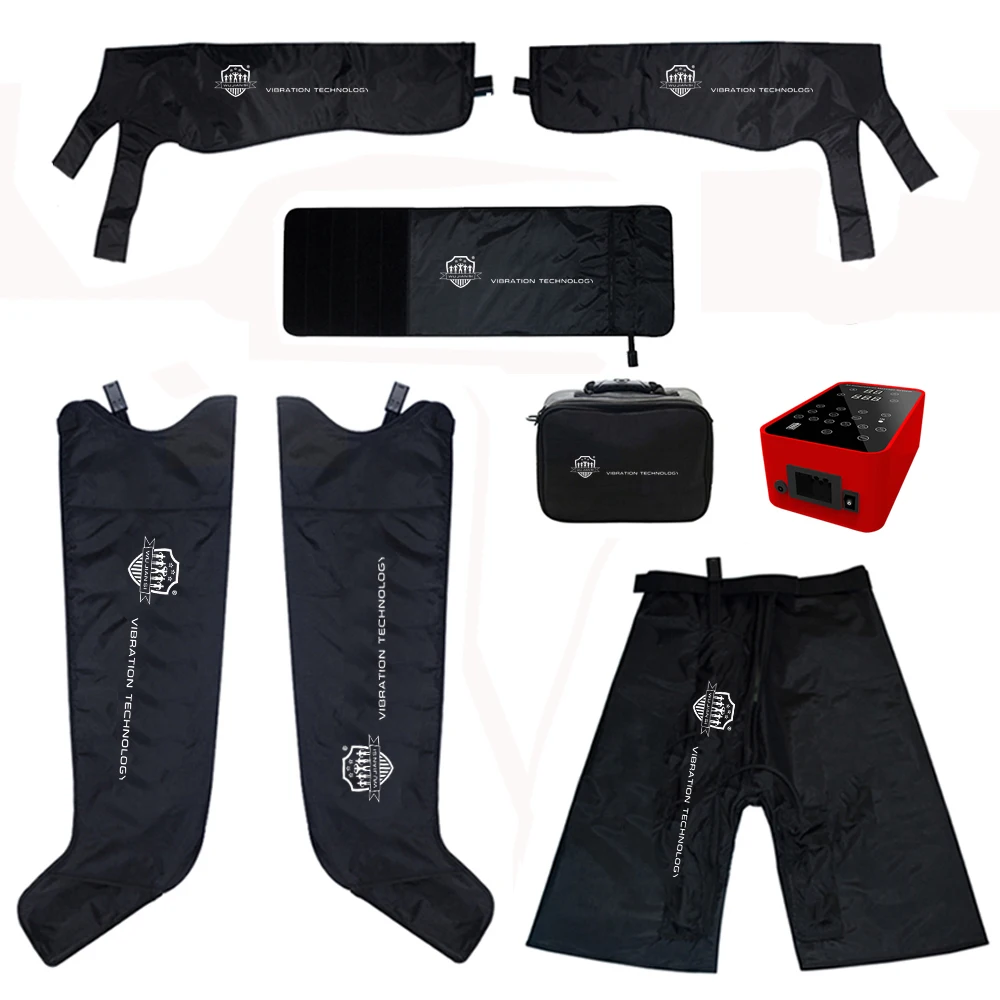 6 Chamber 5200mah Blood Circulation Therapy System Sports Recovery Massage Machine Leg Massager Air Compression Boots