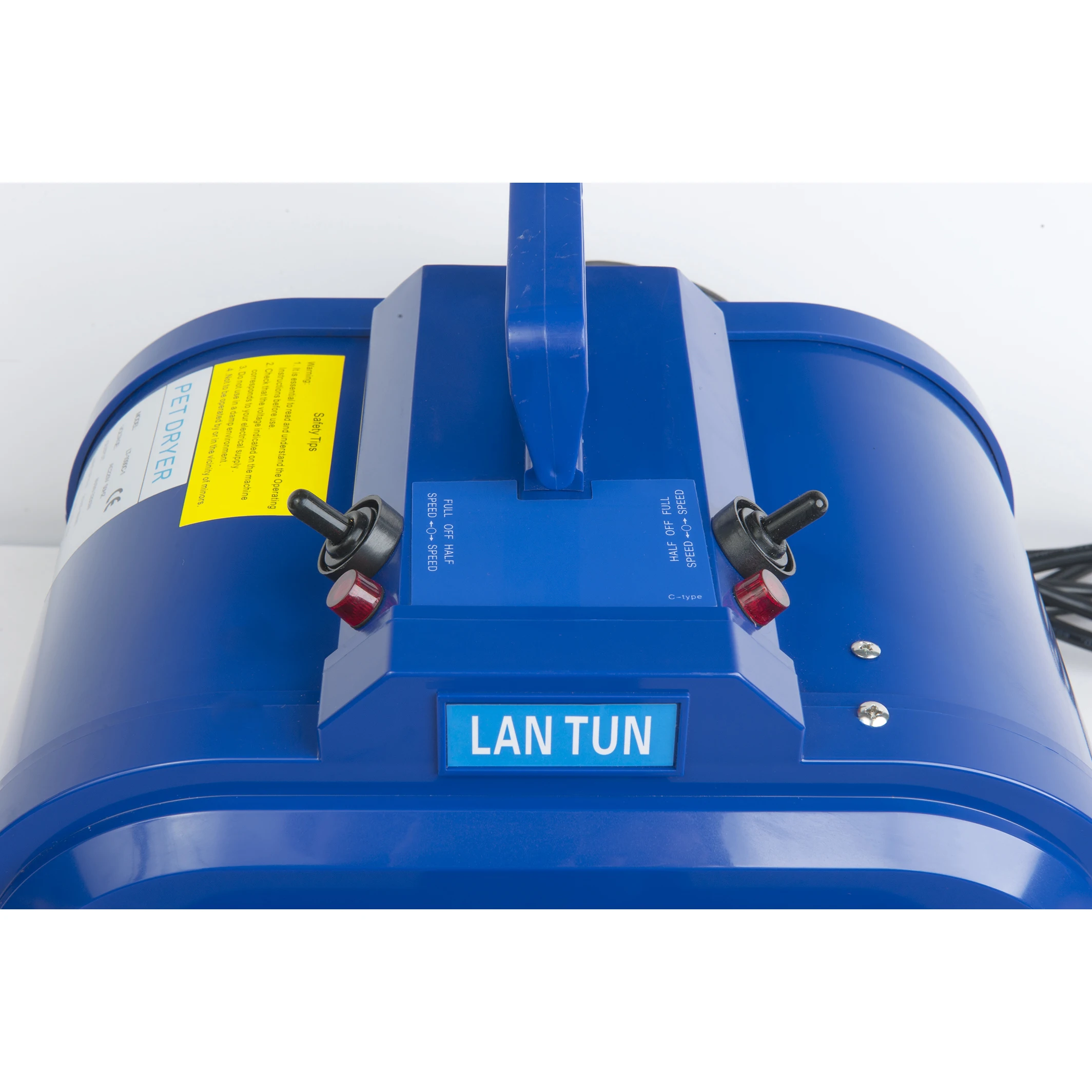 LANTUN New Design LT-1090C-1  high quality double-motor higher power 4-step wind speed adjustment Pet hair  Dryer for cats