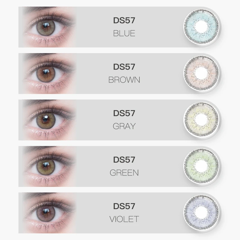 DS57 Miiemo Gray Color Lens Hot Selling Color Contact Lens Wholesale Price Monthly Contact New Arrival