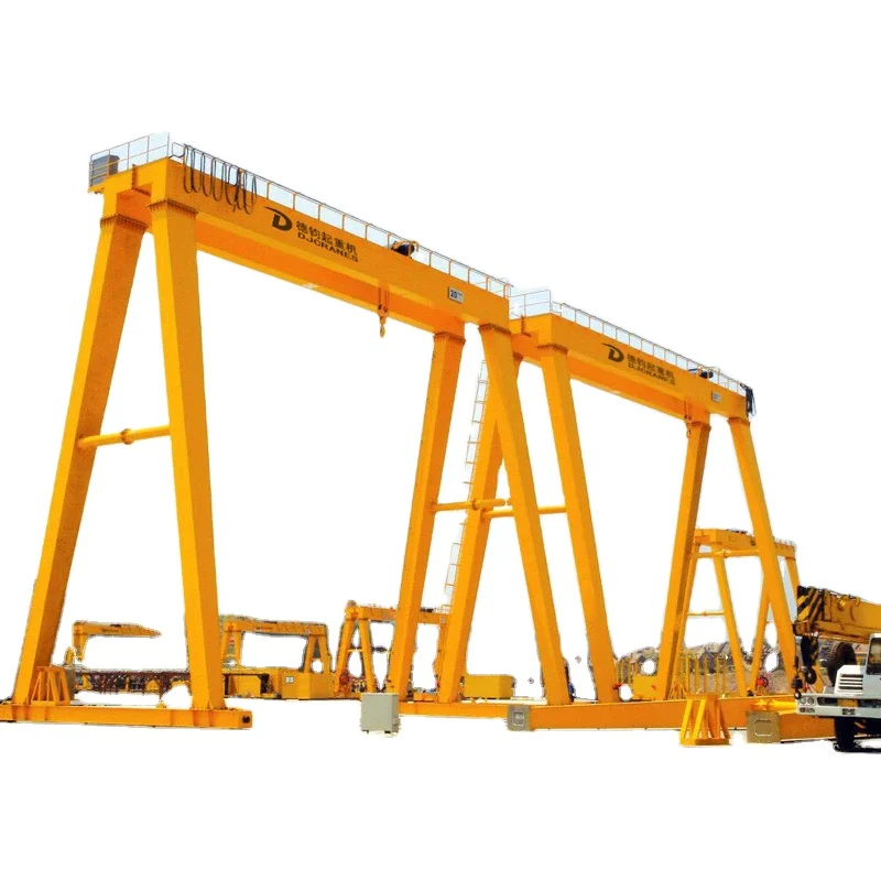 DJCrane Double Girder Gantry Crane with Electric Trolley and Cabin control or Remote control