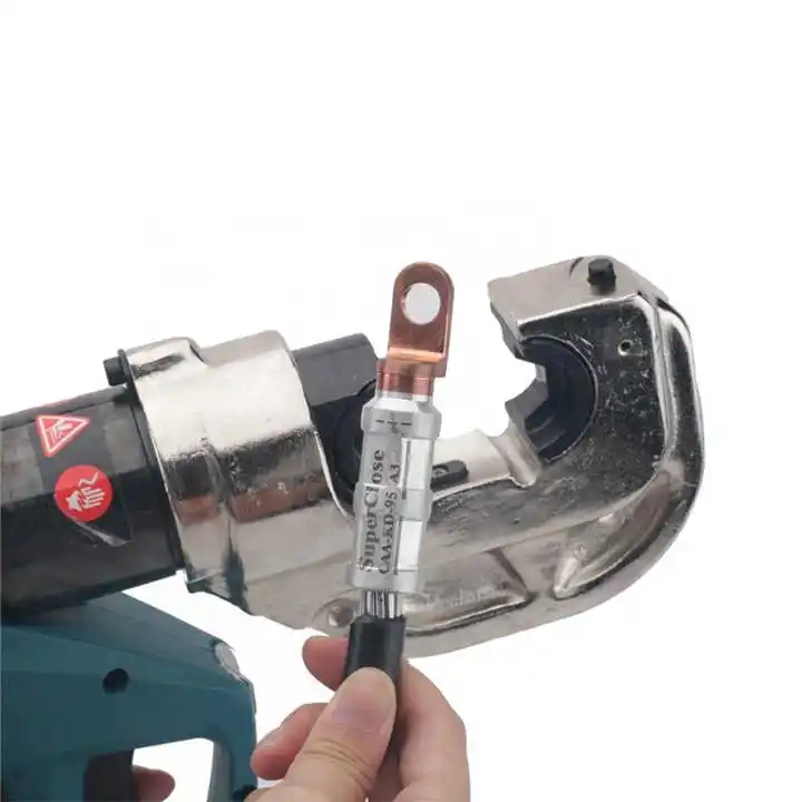 Zupper BZ-400 Battery Cu 16-400 mm2 Hydraulic Cable Crimping Connector Nose Cordless battery power Crimping Tool