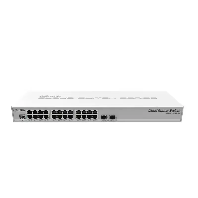 CRS326-24G-2S+RM Cost-Effective Mikro tik original new 24 Gigabit Port Switch CRS326-24G-2S+RM