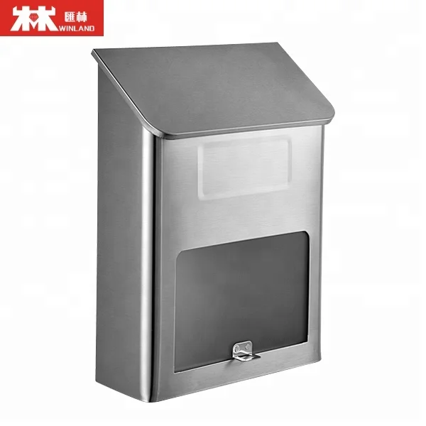 small letter box home post boxes metal steel stainless steel post wall mounted mailbox cheap mailbox