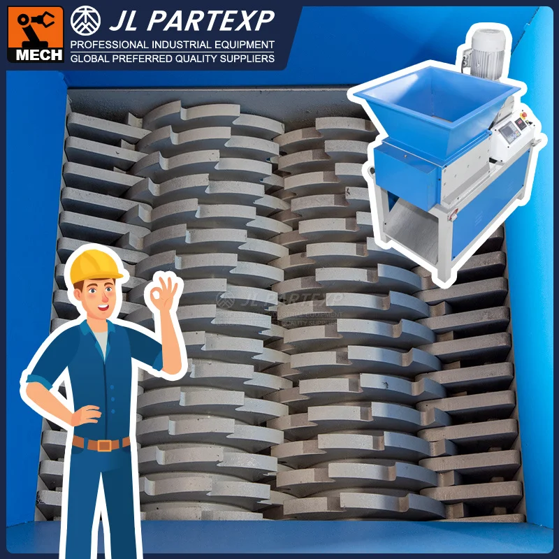 Factory Processing Custom Rubber Tire Tyre Single Shaft Shredder Crusher Shredding Machine Equipment