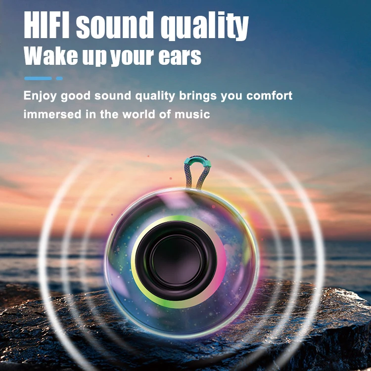 Home Camping Guangdong HiFi BT Rechargeable Professional Outdoor Wireless Active Mini Portable Car Gaming Speaker