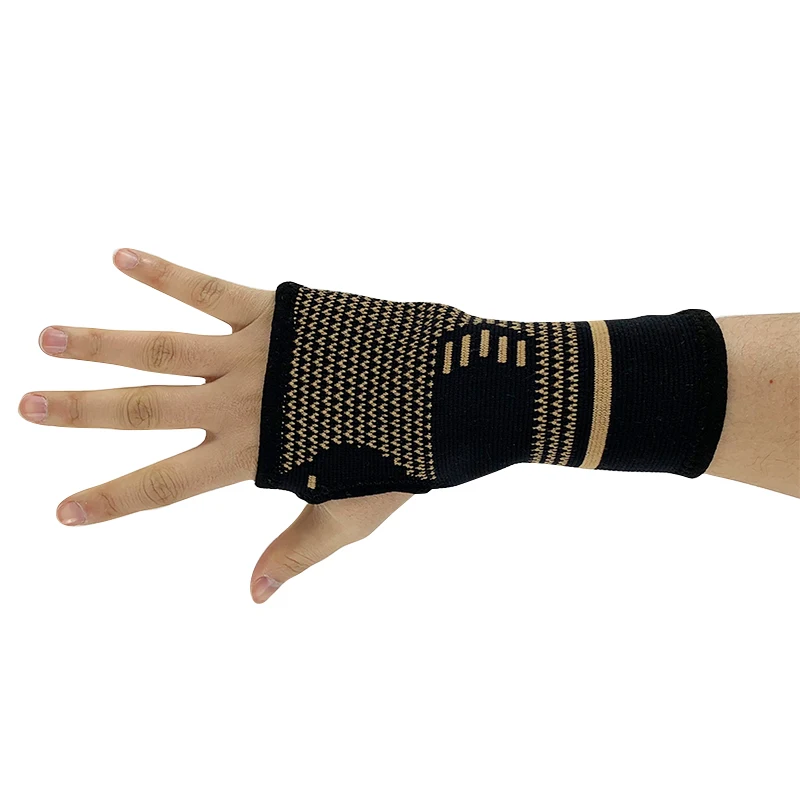 Cheap Price Compression Copper Wrist support Copper hand guard for Sports Workout Arthritis Relief