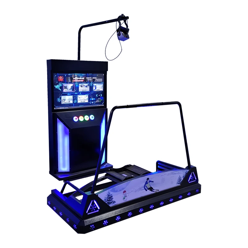 Amusement Park VR  Ski Driving Simulator Electric Dynamic Platform  For Vr Theme Park For Sale