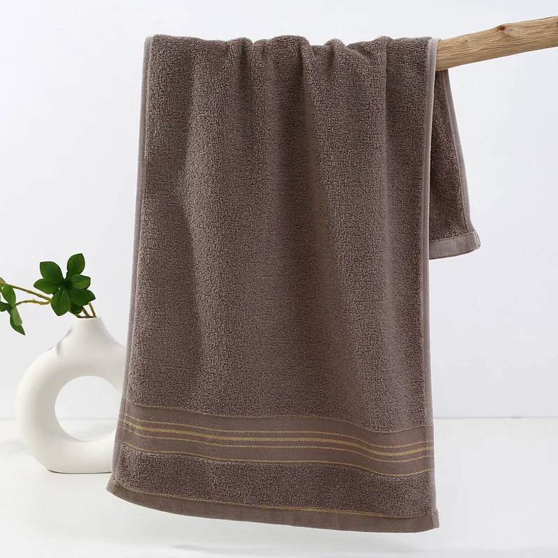 Dark golden silk towel men and women face wash absorbent quick-dry household bath head towel