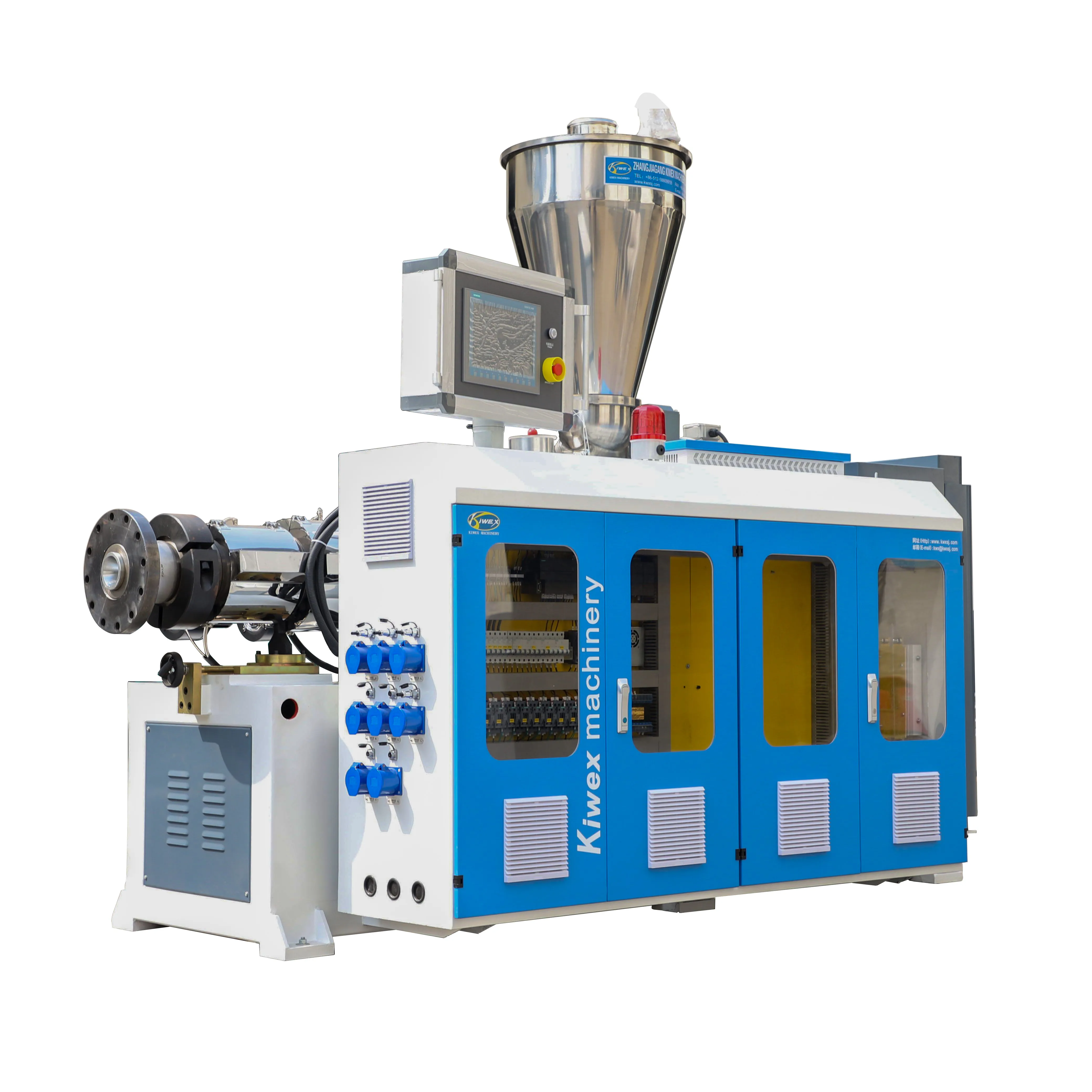 Discharge 20mm-110mm pvc pipes making machine architectural water supply pvc pipe manufacturing machines