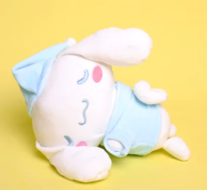 YIWU AULLAN High Quality Low Price Shopping Mall Doll Machine Pure White Plush Sleeping Cinnamoroll Melody Doll