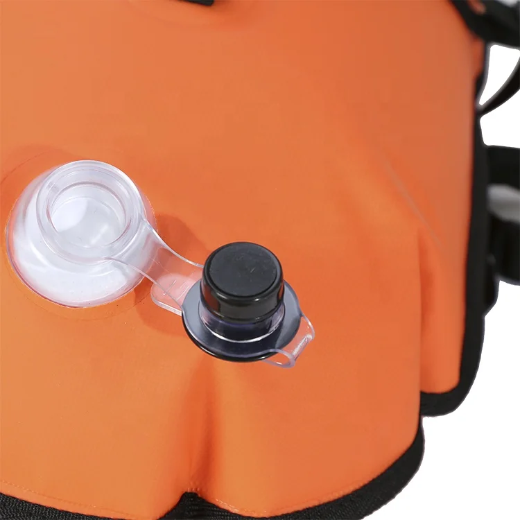 
waterproof inflated air bag pvc safety swim buoy float dry bag Lady backpack 