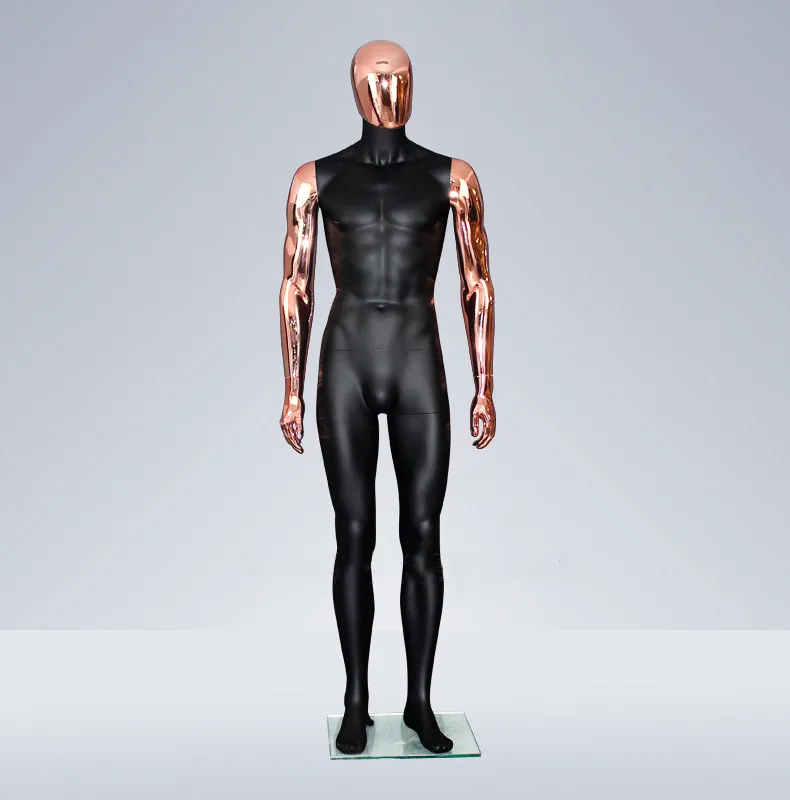 New Arrival Fashion Gold Plating Window Display Mannequin Female Manikin for