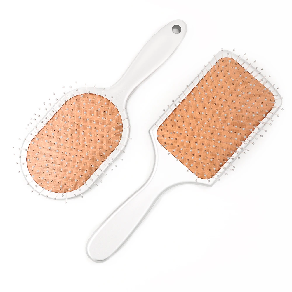 Professional hair comb hair brush massage paddle brush with bristle nylon salon stling hair brush