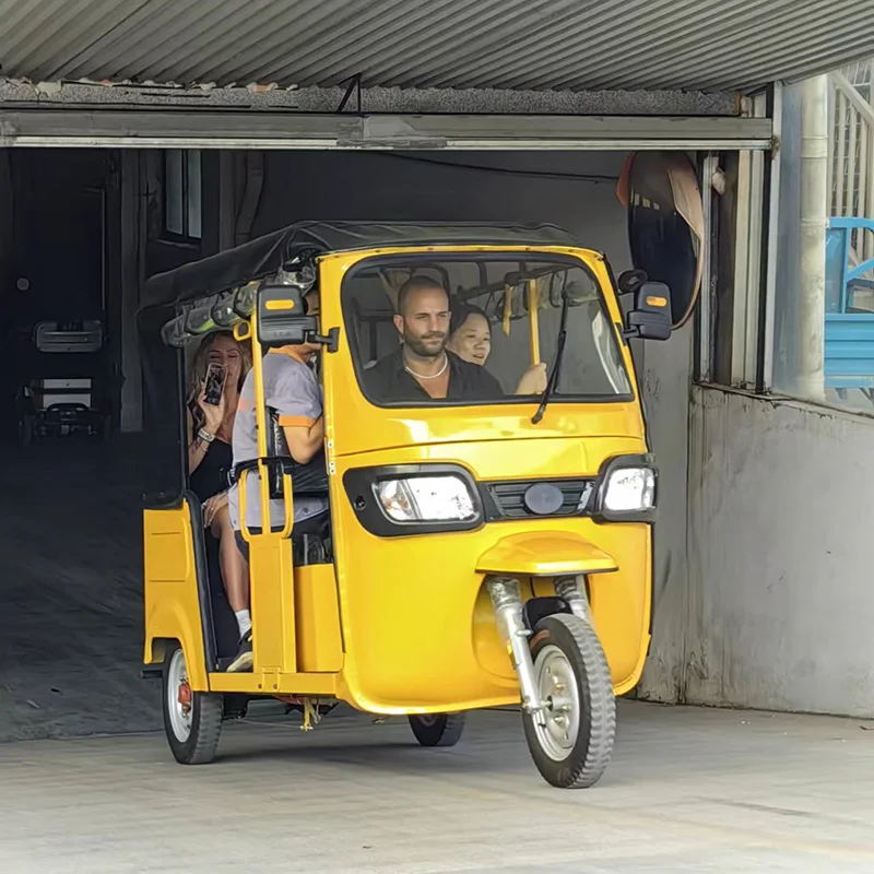 Taxi Tuk Tuk Bajaj Adult Tricycle 3 Wheel Ev Rickshaw Most Electric Tricycles Sold for Sale