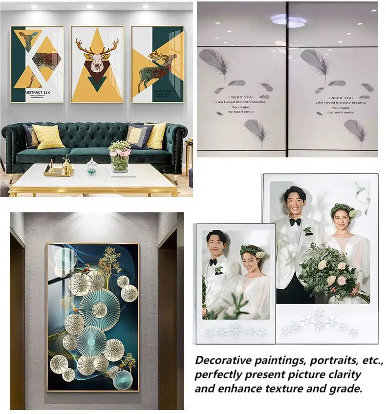 Flexible Photo Surface Protection Transparent Clear PVC PET Screen Sticker Crystal Cold Laminating Film Crystal Film