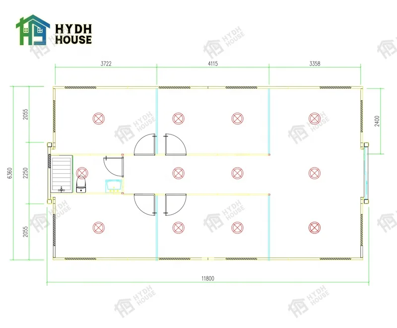 Modern Design Expandable Container House  Prefabricate House Folding House With Toilet