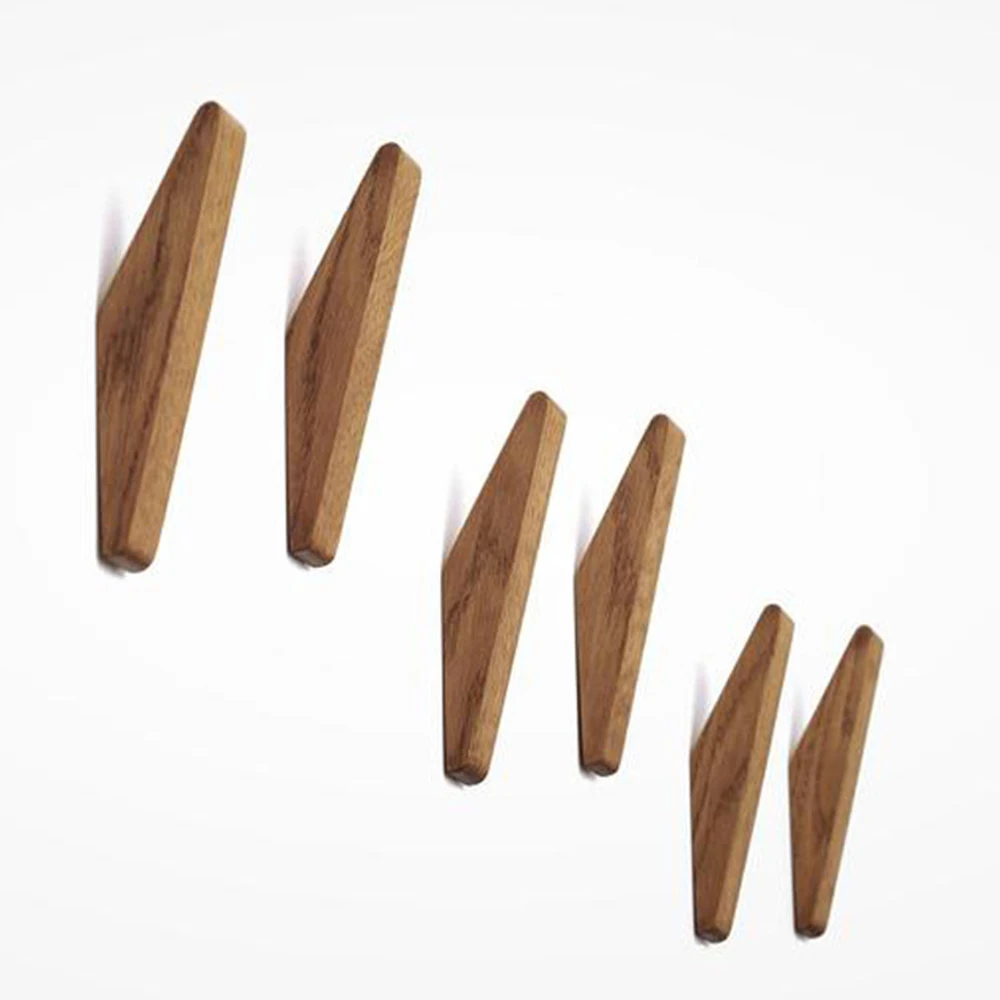 Clothes Hat Hanger Wooden Towel Coat Hook Towel Rack Modern Simplicity Wall Decoration Japanese Style Wall Hooks