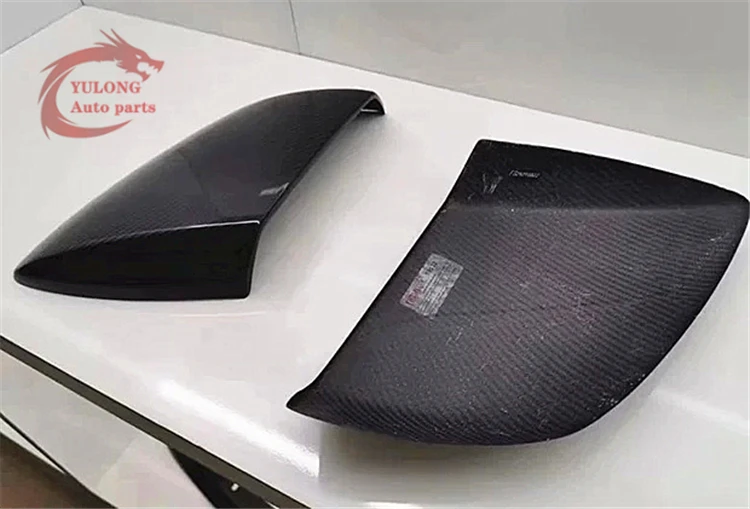 Suitable for Lamborghini huracan LP580 LP610 EVO retrofit adhesive dry carbon fiber mirror cover reflector housing
