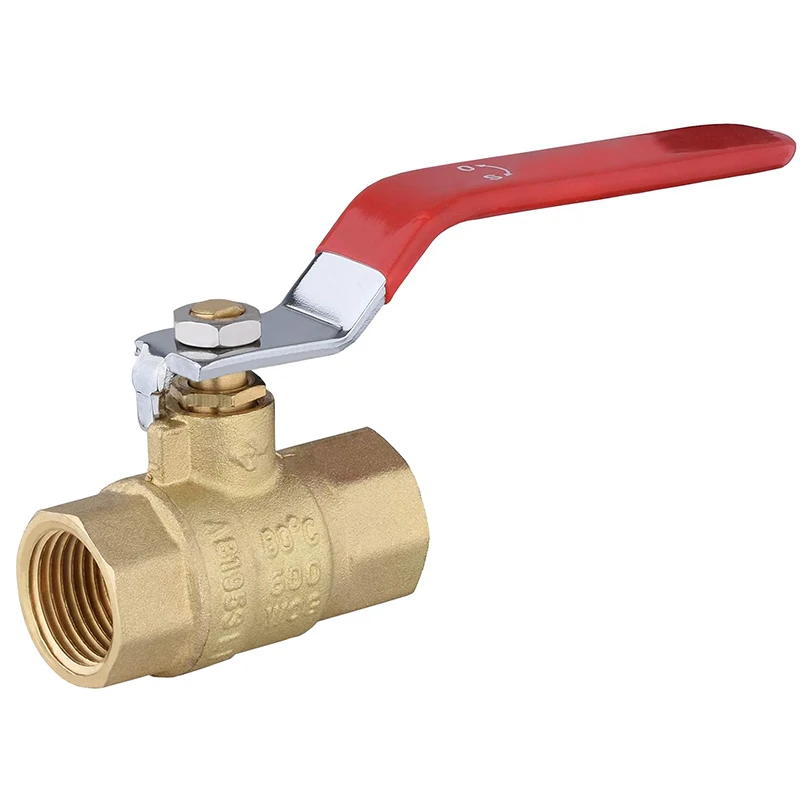 High Quality Copper Ball Valve Thread Female Full Bore Brass Ball Valve Supplier