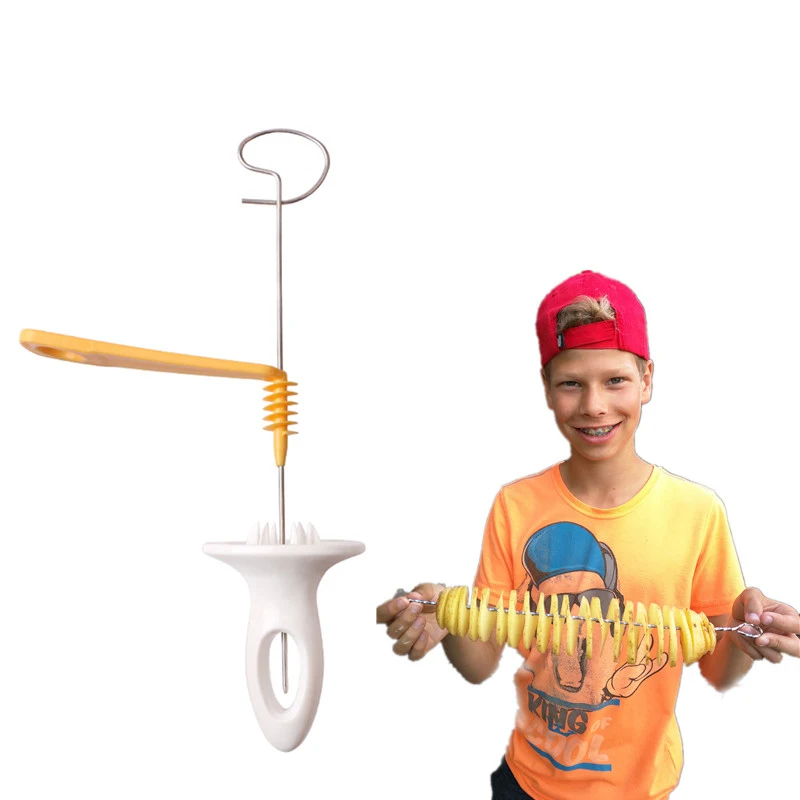 3 шнура поворот картофеля витой картофельные чипсы резак спиральный DIY ручной Творческая кухня гаджеты