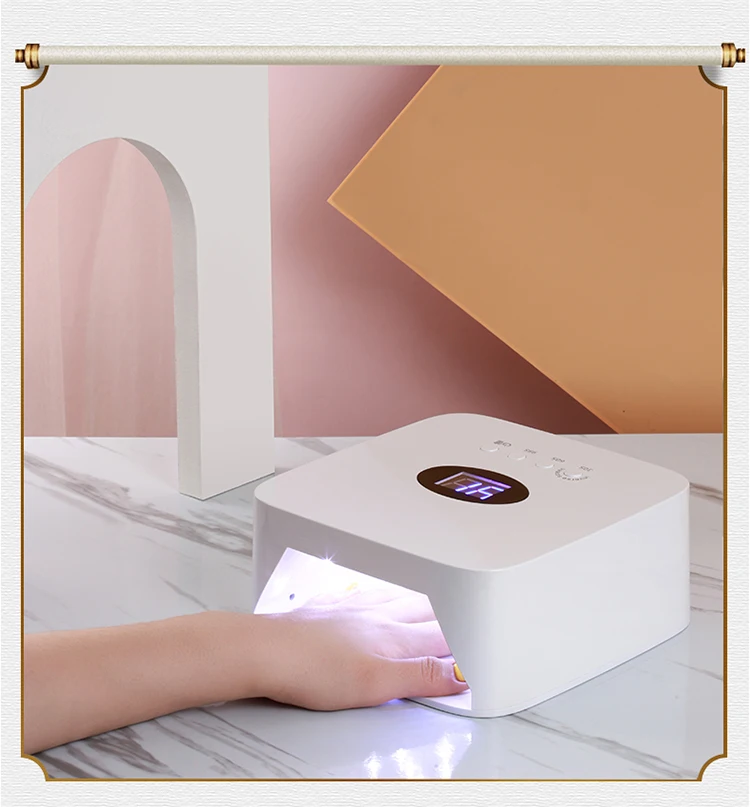 Cordless Usb Nail Drying Lamp 54W Wireless Dual Uv Led Gel Dryer Nail Lamp For Manicure