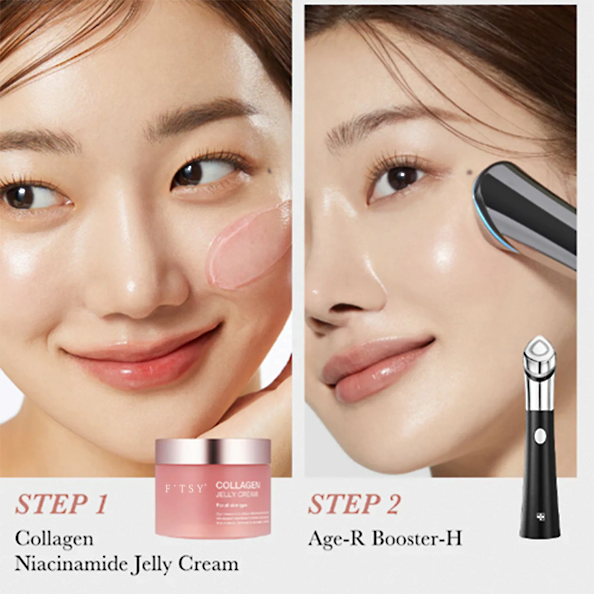 OEM LOGO Collagen Jelly Cream Daily Deep Hydrating Nourishing Firming Reduce Wrinkles Korean Skin Care Face Cream