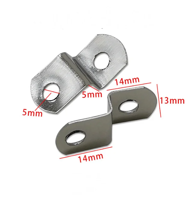 Z Shape Picture Frames Mirror hanging heavy duty nickel plated 2 hole Offset Mirror Spring Clips