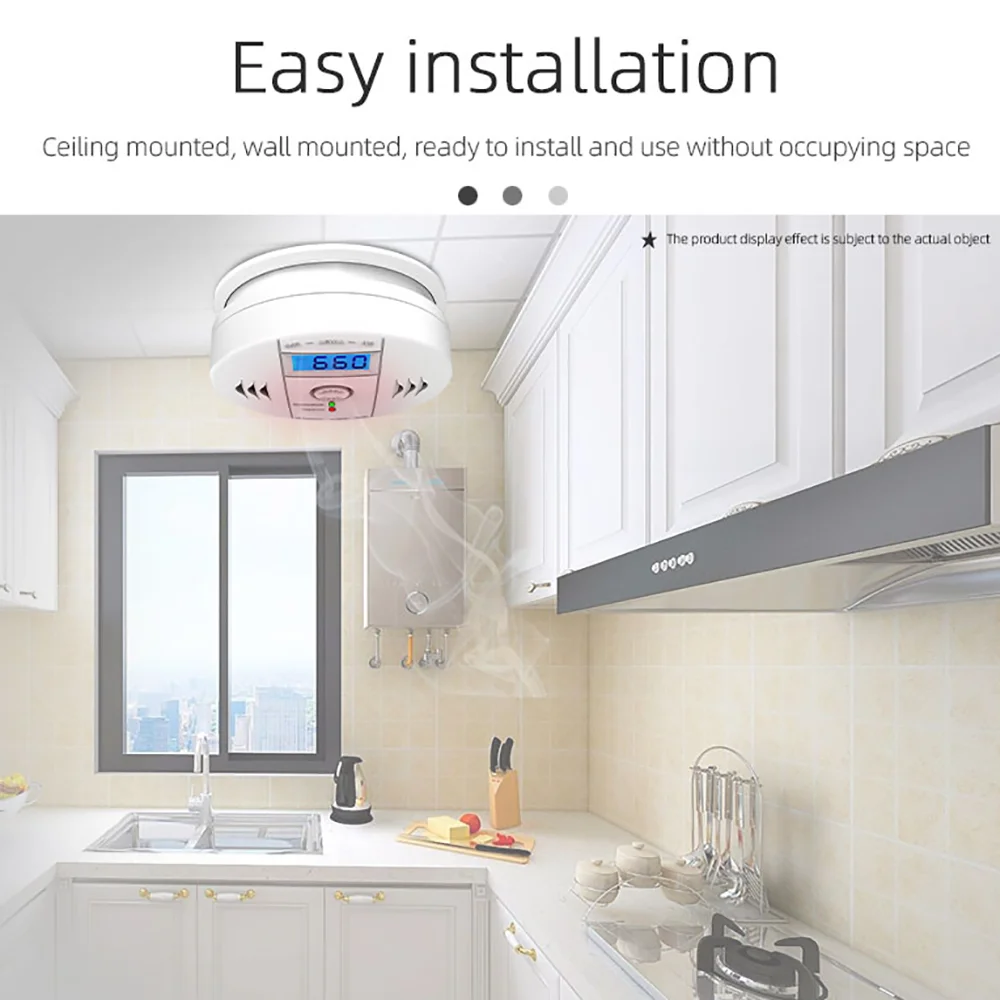 PGST Customized Digital Co Detector CE EN50291 Smoke and Carbon Monoxide Detector Alarm Rohs Carbon Monoxide Detectors