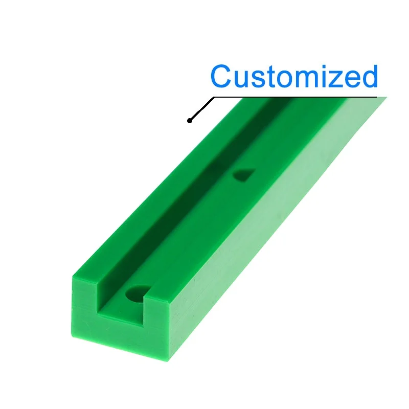 high performance plastic pom slide rail light weight low friction nylon guide rail