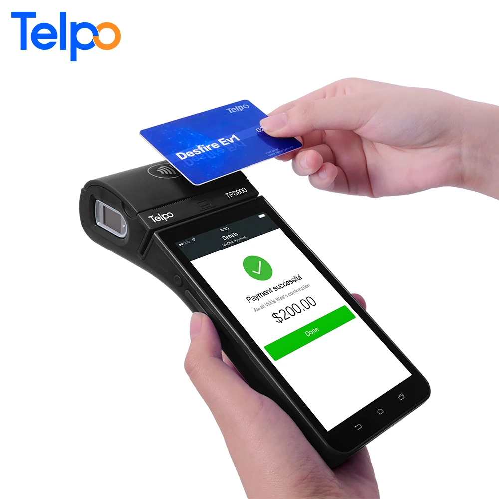 High Quality Handheld Billing Machine for Inventory Management All in One POS System with Fingerprint Scanner