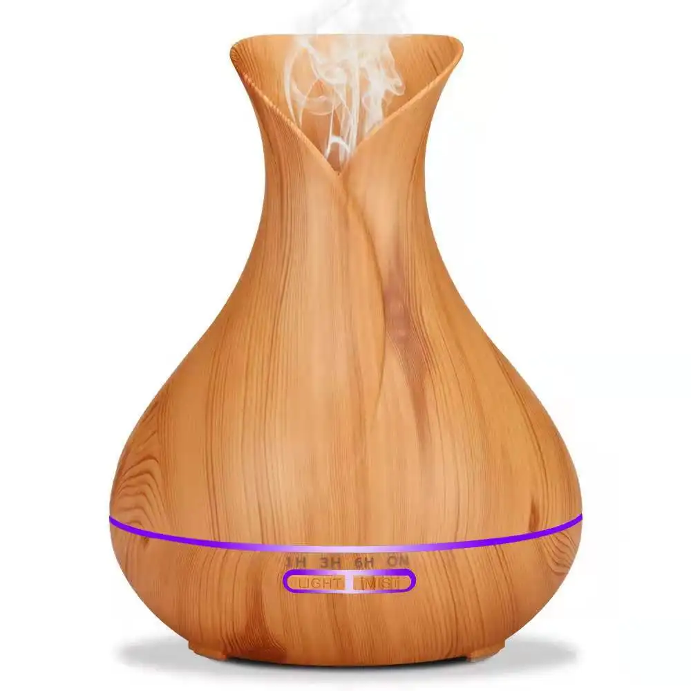 Aromatherapy Electric wood grain home scent fragrance air humidifier essential oil ultrasonic diffuser