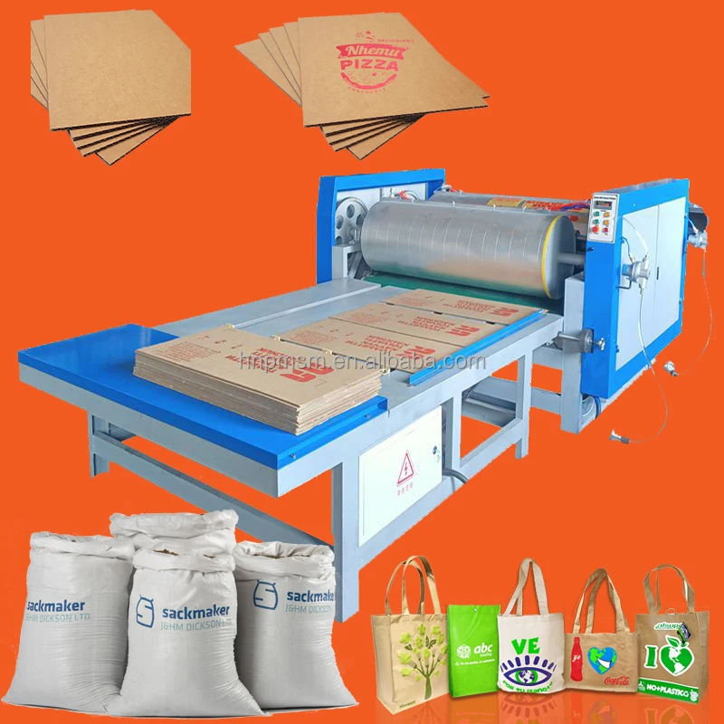 Wholesale Three Color Non Woven Bag Printing Machine Cheap Nylon Flexo Paper Bag Woven Bags Printing Machine Price