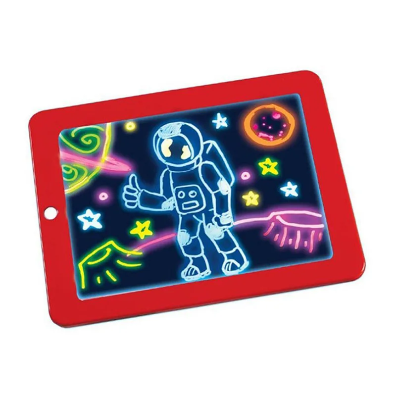 
DIY Animation boards Magic Board Animals Drawing Board magic Toys kids drawig Dinosaurs painting LED Glow Pad for kis 