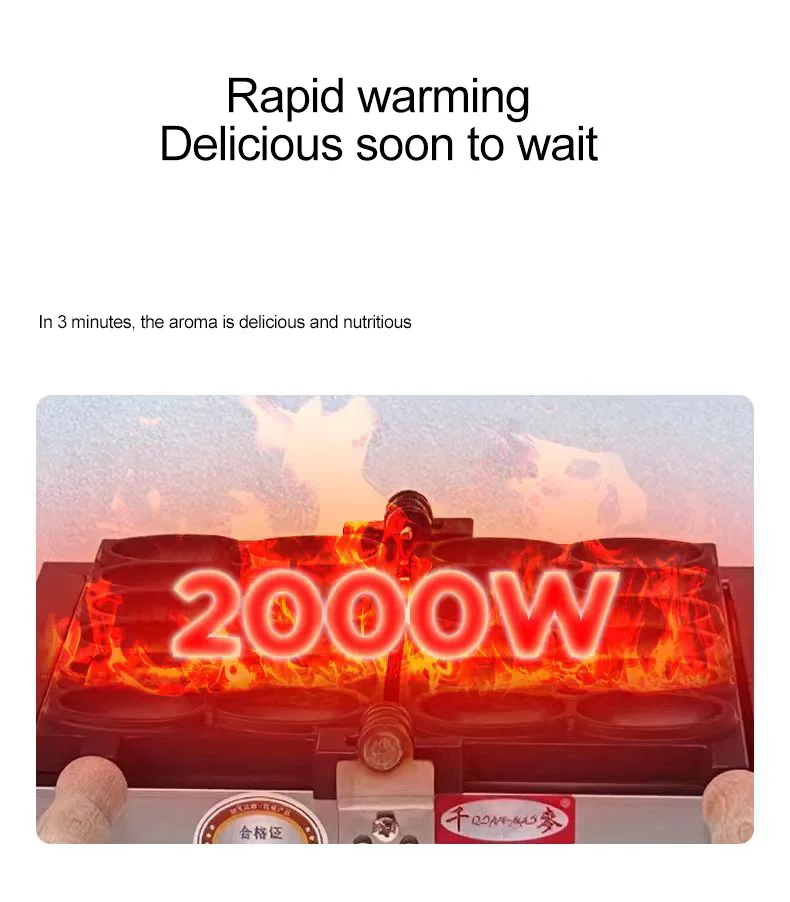 good quality 6 Stick Bubble Ball Shaped Waffle Maker High Top Quality Electric Stick Lolly Waffle Maker Machine For Sale