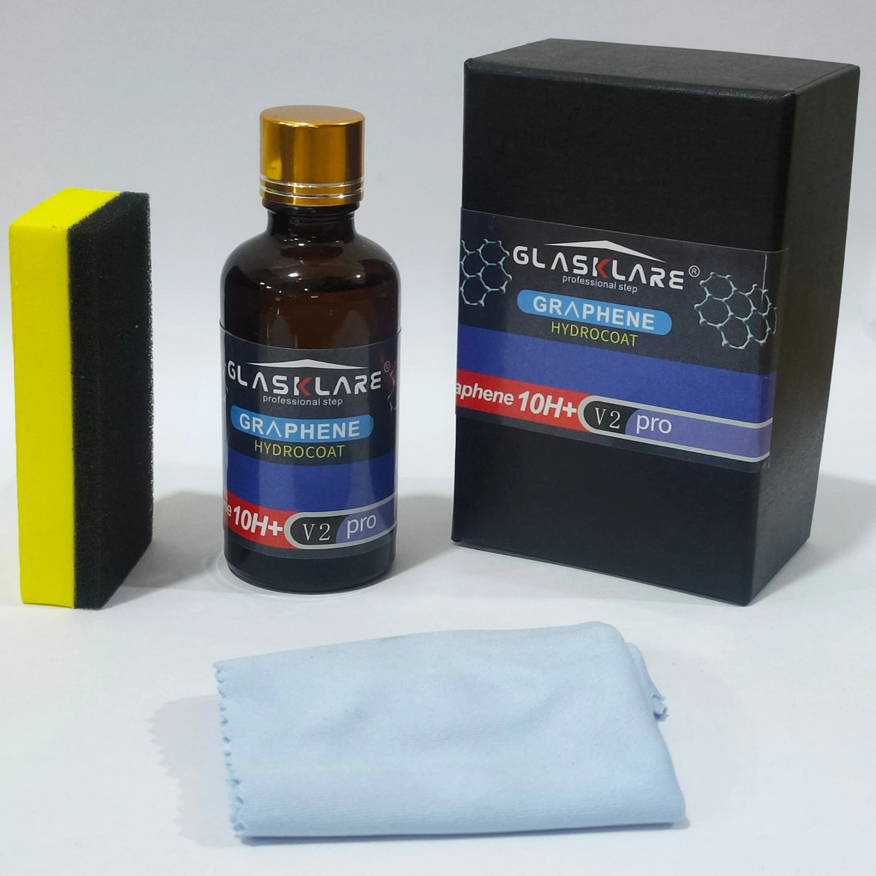 New brand GLASKLARE Graphene coating Ceramic Nano Diamond Coating graphene 12h hardness car graphene rystal coating 30ml